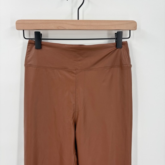 Offline by Aerie Real Luxe Faux‎ Leather Leggings Brown Medium - Picture 5 of 8